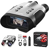 CIGMAN True 4K Night Vision Binoculars,Infrared Goggles with Full-Color Low-Light Imaging, 7-Layer Coated Lens,18H Battery for Wildlife, Security, Outdoor Adventure