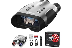 CIGMAN True 4K Night Vision Binoculars,Infrared Goggles with Full-Color Low-Light Imaging, 7-Layer Coated Lens,18H Battery for Wildlife, Security, Outdoor Adventure