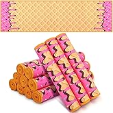 Peryiter 12 Pcs Baseball Ice Cream Drip Cooling Towel Microfiber Absorbent Lightweight Sport Cooling Towel Sweat Sport Rags for Baseball Team Coach Gifts Event Yoga Running Gym(Pink,40 x 12 Inch)