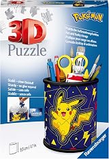 Ravensburger Pokemon Gifts 3D Jigsaw Pencil Pot 54 Pieces No Glue Required view 6