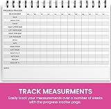 UniBrands Ultimate Gym Workout Log Book XL A5 Pink 100 Pages Fitness Journal view 4