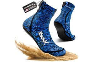 ShocSox Beach Volleyball & Sand Soccer Socks No-Holes Guaranteed Soles for Maximum Protection