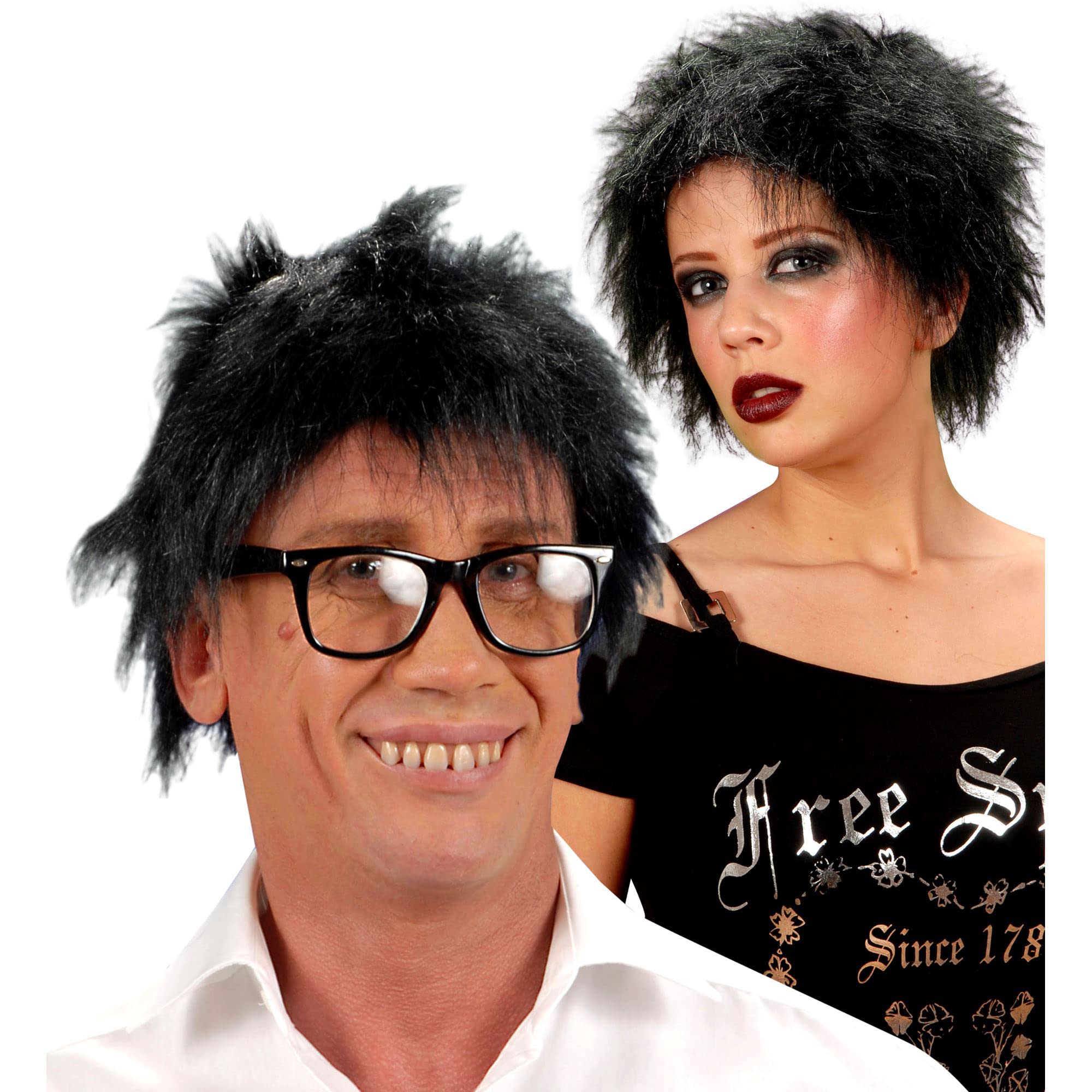 Plush Black Wig for Hair Accessory Fancy Dress