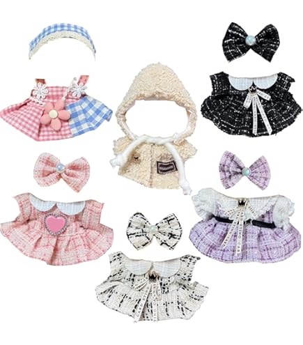 Juego De Ropa De Muñeca De 17 Cm Y Conjunto De Ropa Para Muñecas De 17