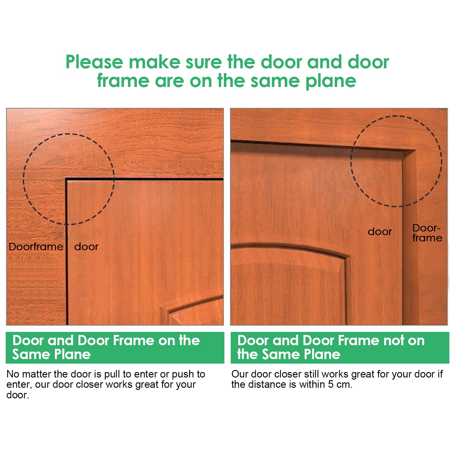 Door Closer, AGPtEK Adjustable Aluminum Door Closer With Automatic