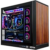 KOTIN Prebuilt Gaming PC RTX 5070 12GB, Ryzen 7 9700X, 32GB DDR5, 1TB SSD | 11.3in Smart Display, 850W 80+ Gold PSU, 360mm Liquid Cooler, WiFi 7, 1440p 4K ARGB Windows 11 Gaming Desktop Computer