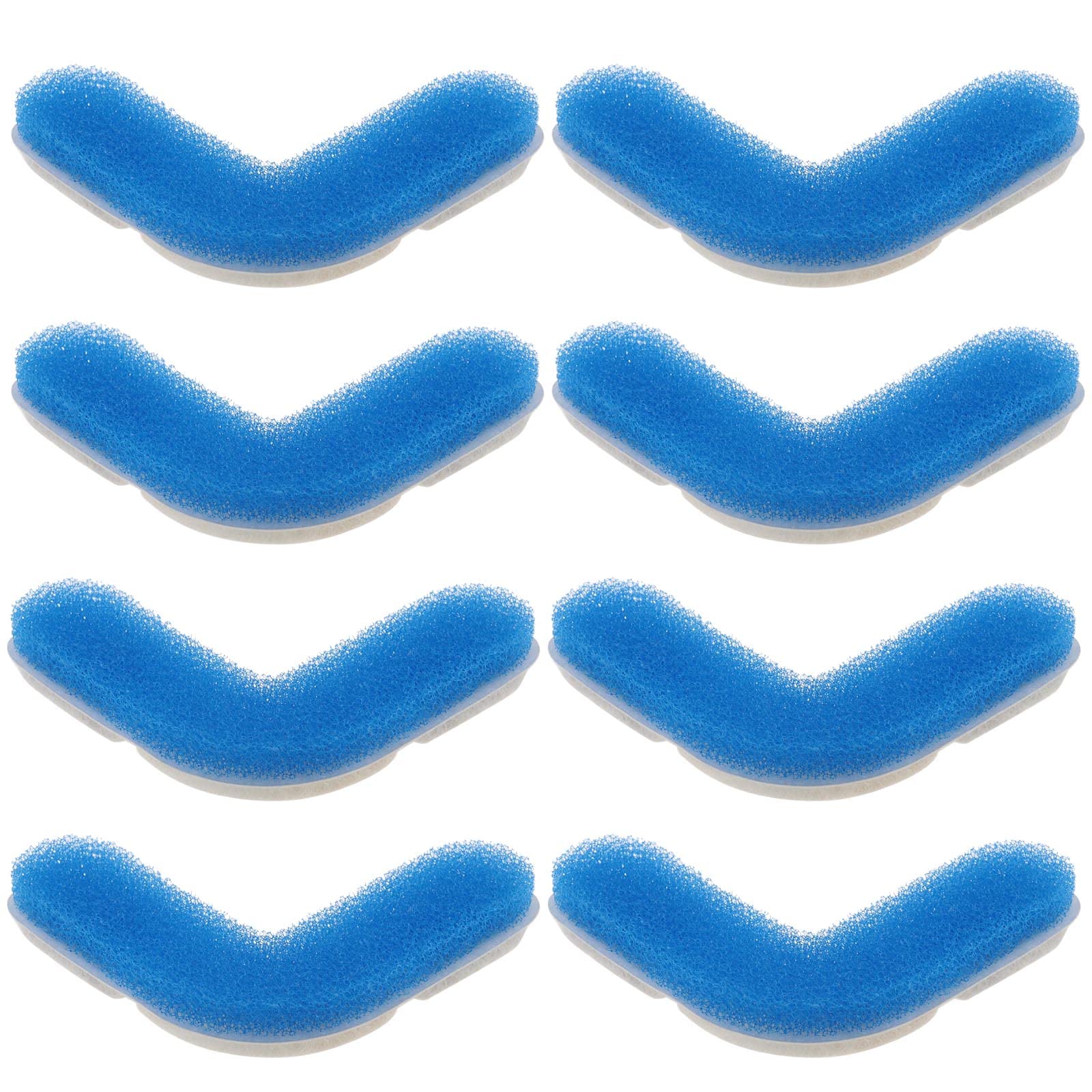 SG Store 8PCS Pet Fountain Filters with Sponge Compatible with 74OZ/2.2L Square Cat Fountain Cat Water Dispenser Filters Pet Fountain Accessories 8.5x8.5cm