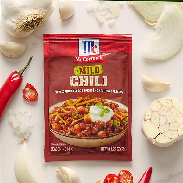 MCCORMICK CHILI SEASONING MIX PACKET, MILD, 1.25 OZ