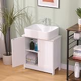 AVC Designs Bathroom Sink Cabinet Under Basin Unit White W60 D29 H60cm view 6