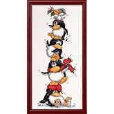 Design Works Crafts Penguin Pile Counted Cross Stitch Kit