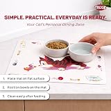 TRIXIE Trixie Comic Cat Print Place Mat 44 x 28 cm Non-Slip Easy Clean view 6
