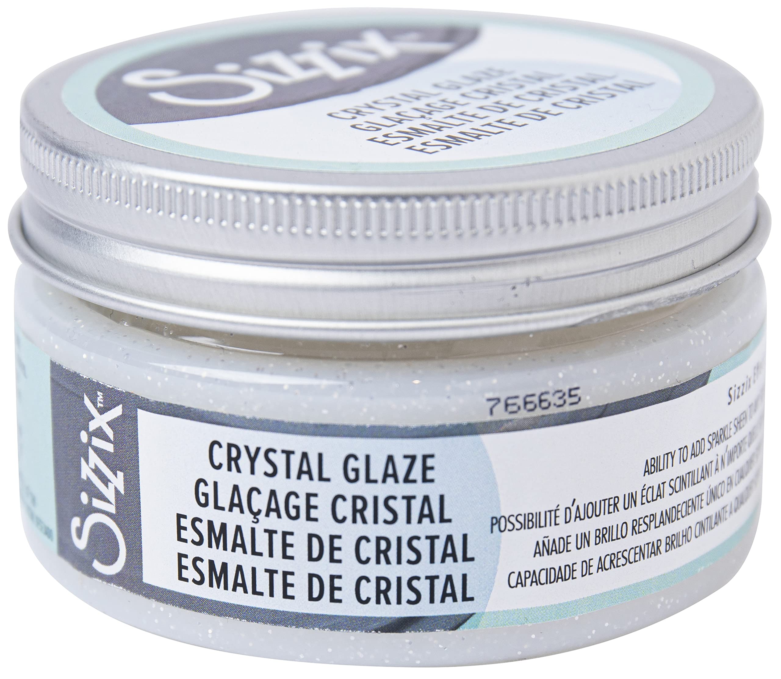 Sizzix Effectz-Crystal Glaze, 100ml, 665454, One Size