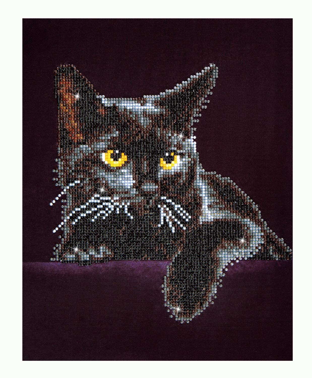 Diamond Dotz (DD5.001) - Midnight Cat ~ Diamond Embroidery Facet Art