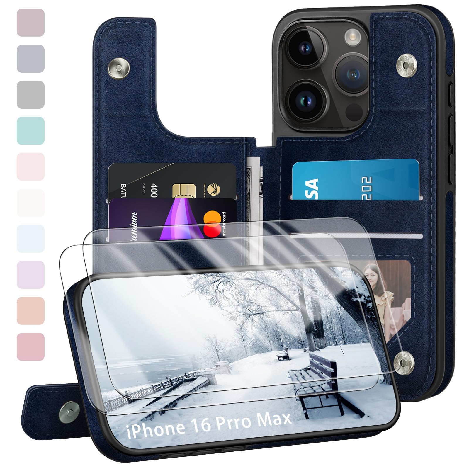 DJDUCK Compatible with iPhone 16 Pro Max Case