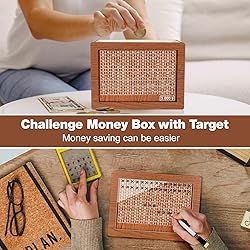 Homgaty Wooden Money Box Money Bank, Countdown
