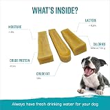Dilecti Natural Cheese Bones Large Dog Chews 3 Pack Yak Cheese Bone view 3