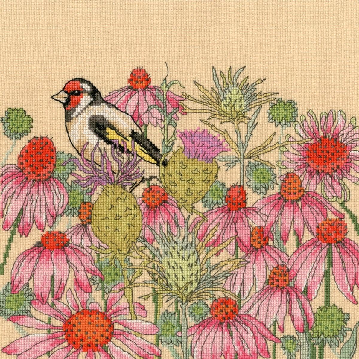 Bothy Threads Cross Stitch Kit - Daisy Garden