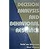 Decision Analysis and Behavioral Research