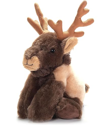 Amazon.com: The Petting Zoo Moose Stuffed Animal Plushie, Wild
