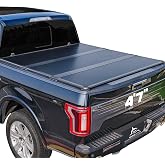 WHALEMOTOR Truck Bed Hard Tonneau Cover Compatible with Ford Maverick(2022-2026) 4.6 ft Box, Hard Folding(Tri Fold) Style
