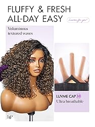 LUVME HAIR 100% Human Hair Wigs Curly Deep Wave
