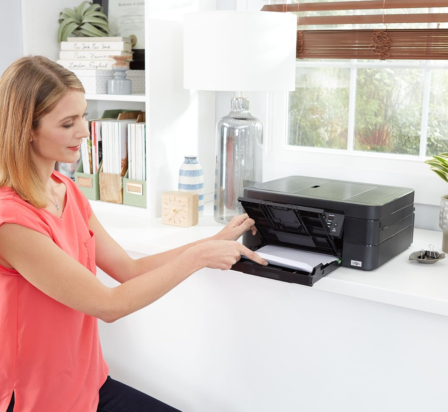 Brother Wireless All-in-One Inkjet Printer, MFC-J491DW, Multi-function Color Printer, Duplex Printing, Mobile Printing, Dash Replenishment Enabled, Black, 8.5 (MFCJ491DW): Office Products