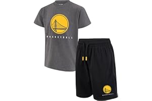 Ultra Game NBA boys Nba Official Super Soft Game Time T-shirt & Shorts Set