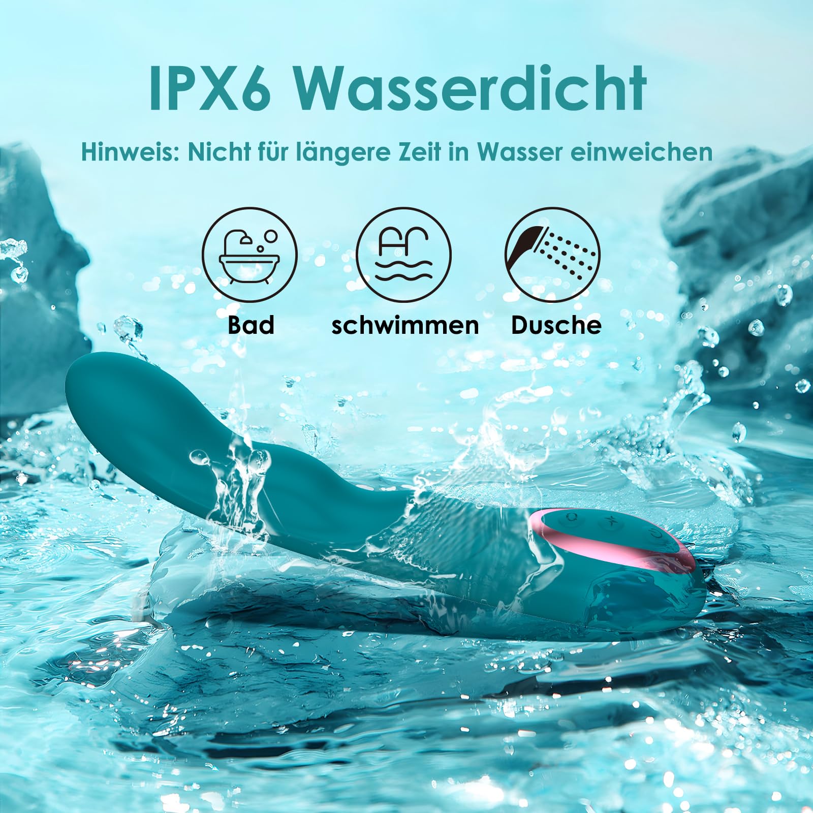 Vibrator für Sie G-Punkt, Vibration für Frauen mit 3 Rotationsmodi und 10 Vibrationsmodi,Leiser Dildo Vibratoren,Sex Spielzeug für die Frau,Sex Toys Vibratorensets für Frauen,Wellendesign Sexspielzeug