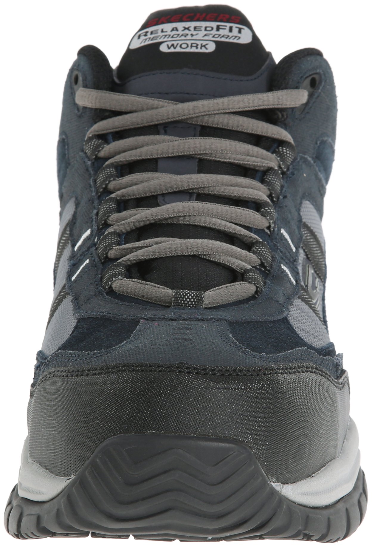 skechers for work men's soft stride canopy slip resistant work boot