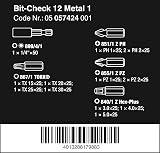 Wera 05057424001 Bit-Check 12 Metal 1 General Purpose Bit Set (12-Piece) view 2
