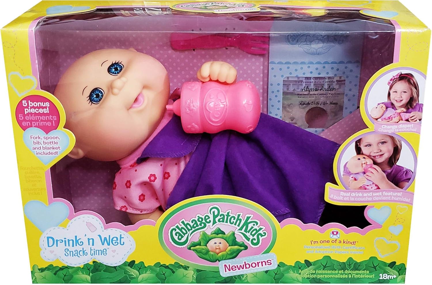 snacktime kid cabbage patch doll
