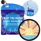 Sand Remover for Beach Cleaner Eraser for Family Wipe Off Mitt Duster Brush Vacation Trip Hawaii Honeymoon Essential Gift Costa Rica Must Haves Resort Rio de Janeiro Punta Cana Beach Towel Sunshine