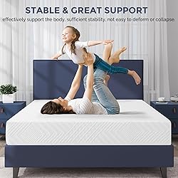 IULULU Twin Mattress, 10-Inch Twin Memory Foam