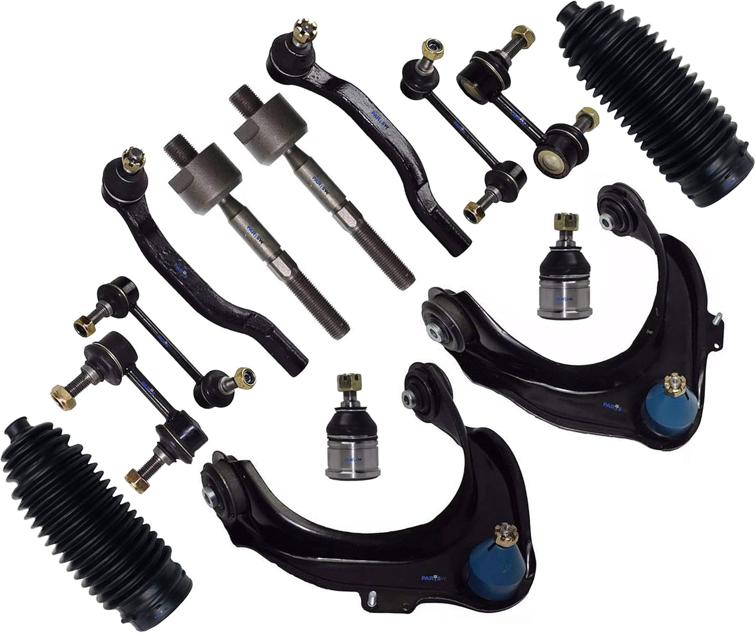 PartsW 14 Pc Rear & Front Suspension Kit for Acura CL