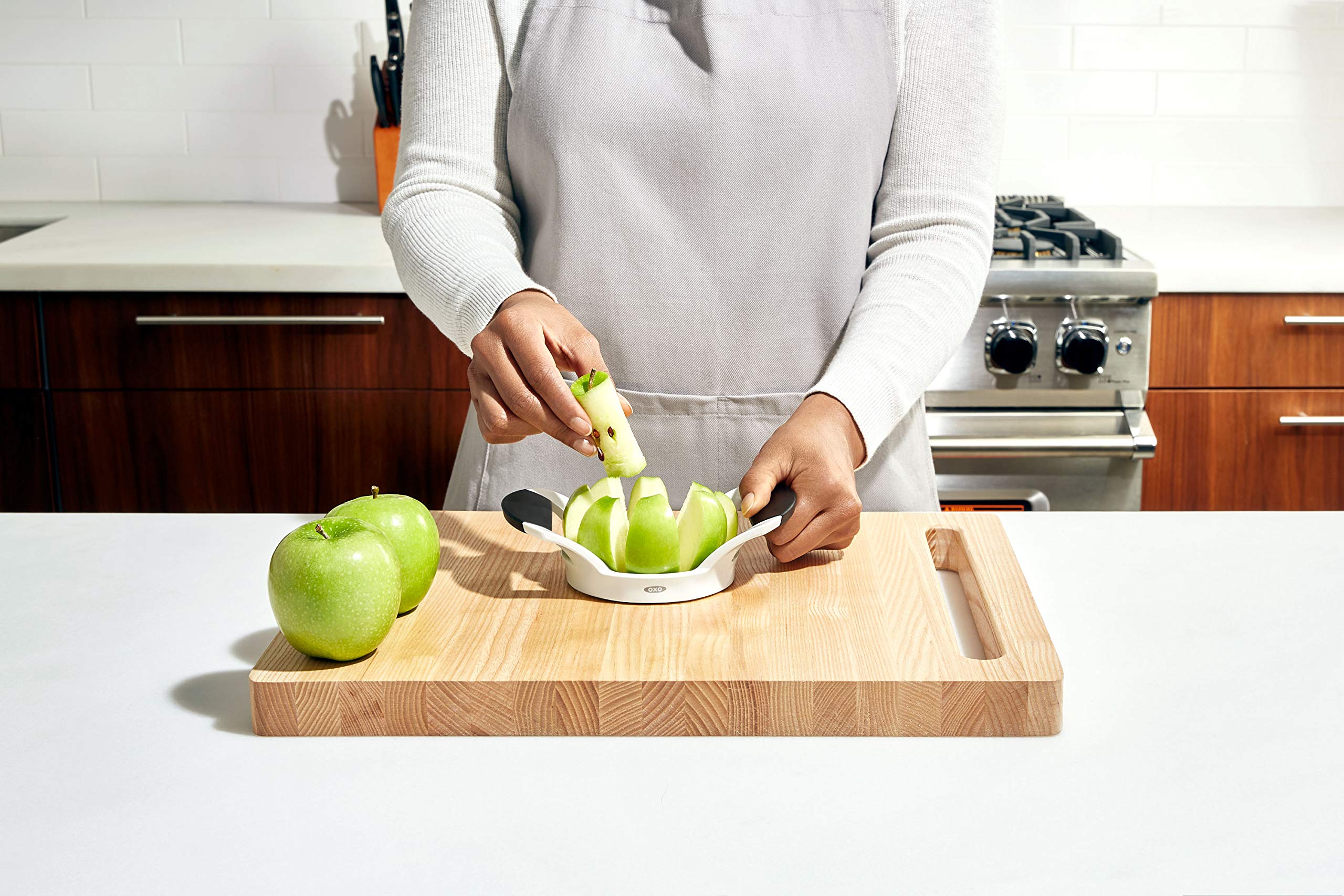 OXO Good Grips Apple Slicer, Corer and Divider,White Pricepulse