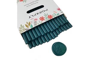 30 Pieces 7mm Sealing Wax Sticks for Glue Gun,PORXFLY Mini Wax Seal Sticks Great for Cards Envelopes,Wedding Invitations,Gift
