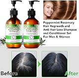 OEWWEX Rosemary Shampoo 300ml Conditioner 10.56oz Hair Care Set Dry to Oily view 6