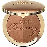 Too Faced Sun Bunny Bronzer | Buildable Highlighter + Bronzer Duo for Luminous Glow and Sun-Kissed Finish, 0.28 Ounce