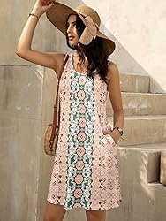 LUXVEER Womens Summer Dresses 2025 Casual Loose