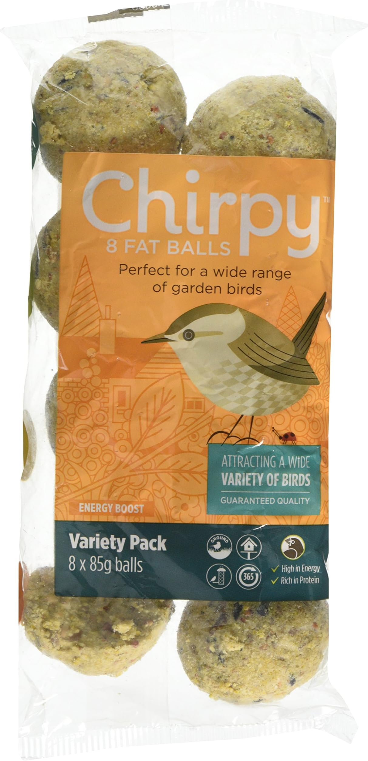 Chirpy Fat Balls Variety Pack x 8, 680g