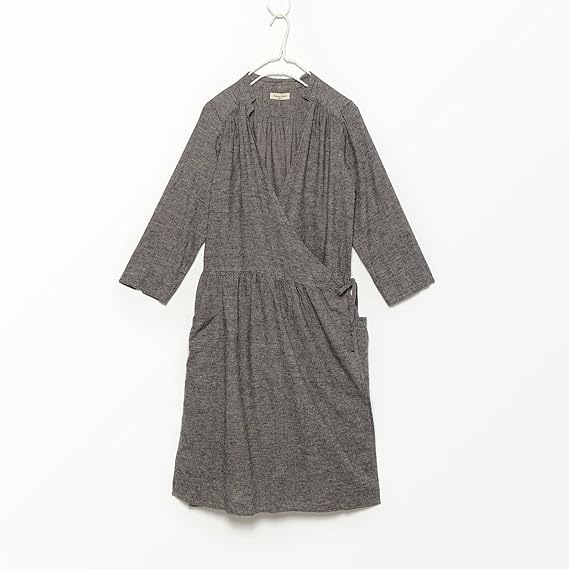 Amazon サマンサモスモス Sm2 柄アソート綿麻カシュクールワンピース ブラック M ワンピース チュニック 通販