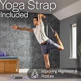 Core Balance Yoga Blocks Set of 2 with Adjustable Strap Grey EVA Foam view 5