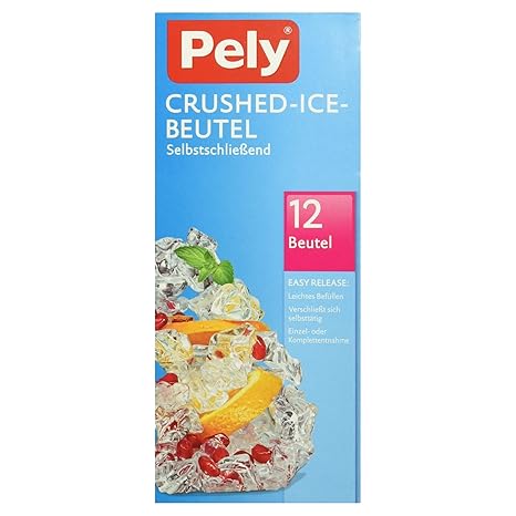 pely 5151 Crushed-Ice-Beutel, selbstschließend, 12 Beutel