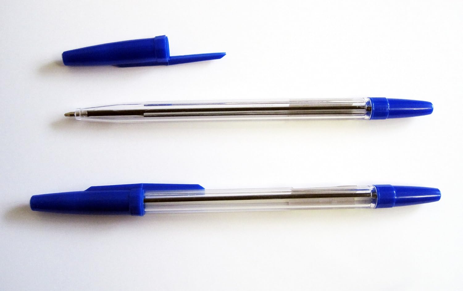 Disposable Ballpoint Pens Set of 50 Blue Amazon.co.uk Office Products