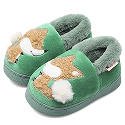 Plush Warm Slippers for Girls Boys Kids Toddlers