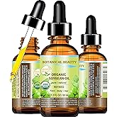 Organic SOYBEAN OIL 100% PURE Natural Refined Cold Pressed Carrier Oil for FACE, SKIN, BODY, HAIR, NAILS 2 Fl.oz.- 60 ml Skin Moisturizer, Skin Nourishing by Botanical Beauty