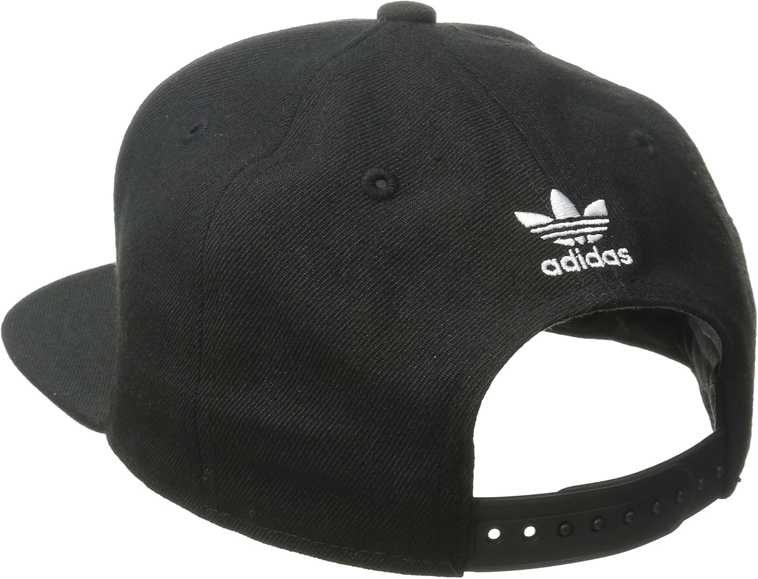 adidas Men's Originals Trefoil Chain Snapback, Black/White, One Size: Clothing