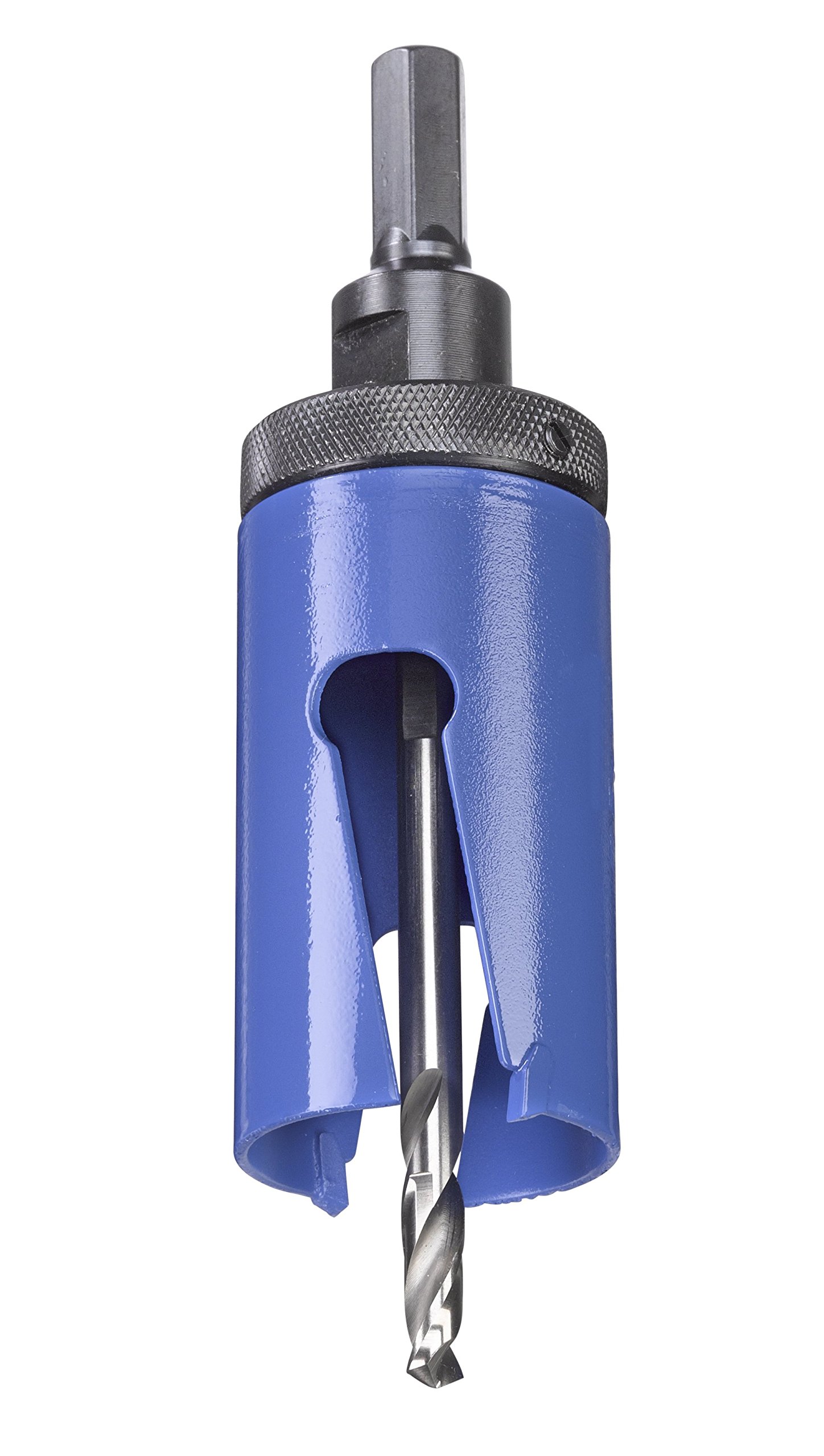 kwb Universal Hole Saw - 40 mm Diameter Size, Extra Sharp Carbide Teeth, 8 mm Center Drill