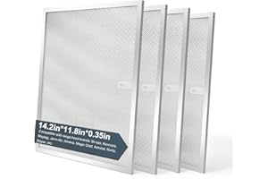 BPS1FA30 Range Hood Grease Filter 11-3/4" x 14-1/4"(2-Pack) Aluminum Filter Compatible with Bro.an Nu.Tone Allure Range Hood filter,Replaces 99010299 99010305 S99010305 AP3378953 by oneket