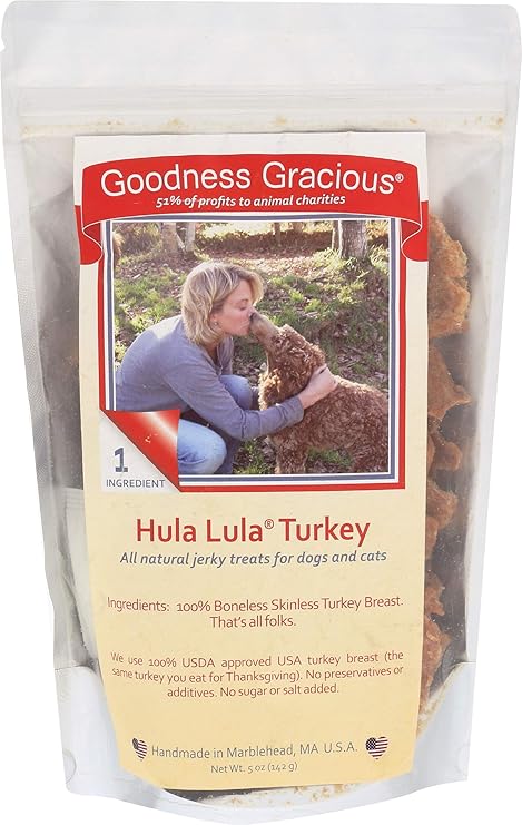 Amazon Com Goodness Gracious Dog Treat Jerky Turkey Hula Hula 7